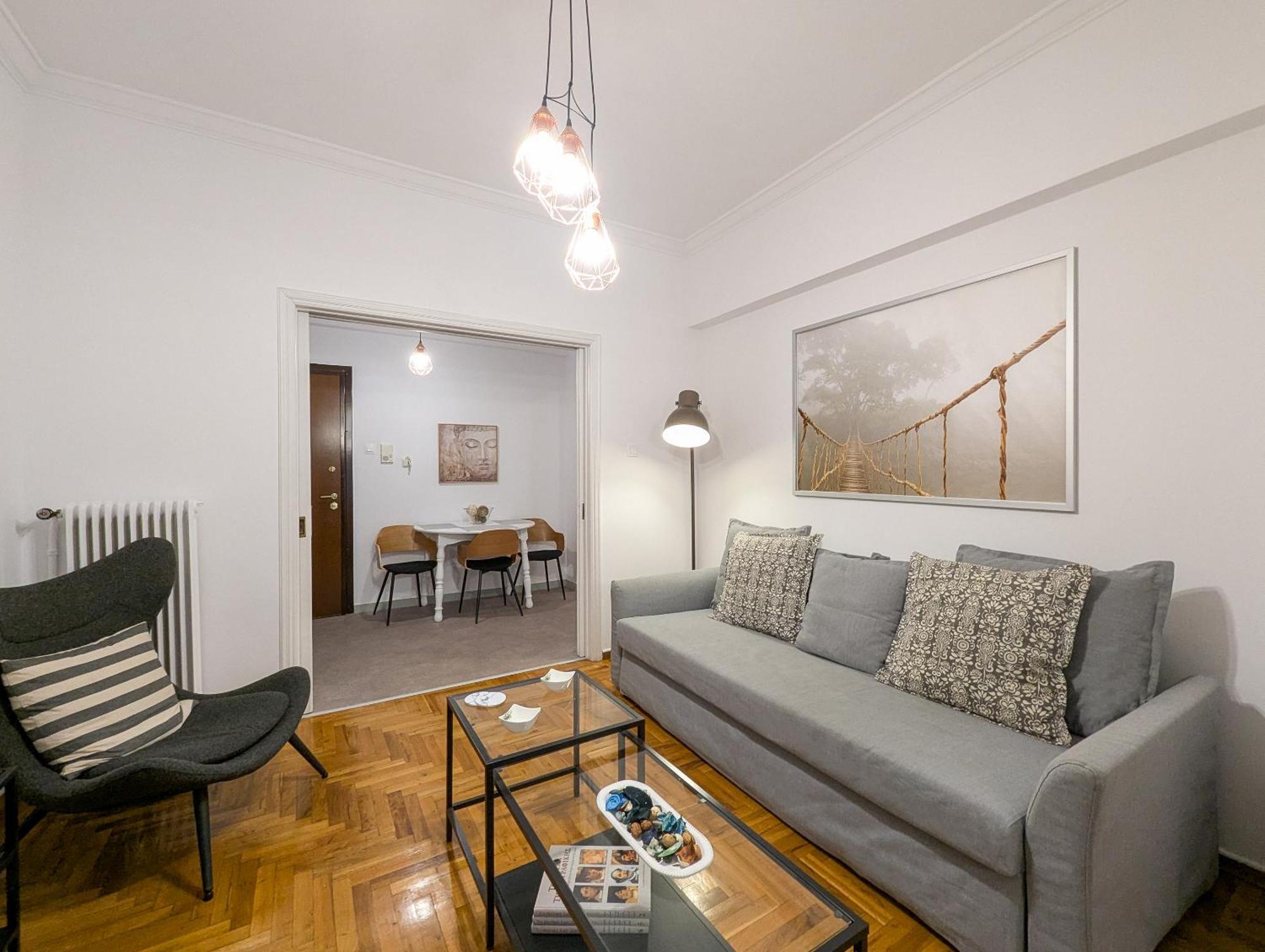Spacious Apt For 5 Guests Next To Acropolis&Metro 雅典 外观 照片